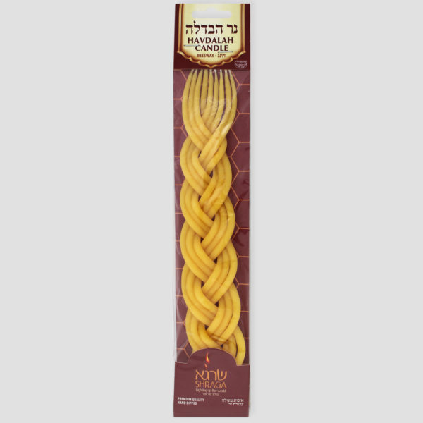 Havdalah Candle beeswax braided